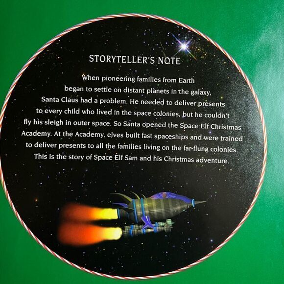3/$15 or 5/$20 The Christmas Adventures of Space Elf Sam book - Picture 5 of 6
